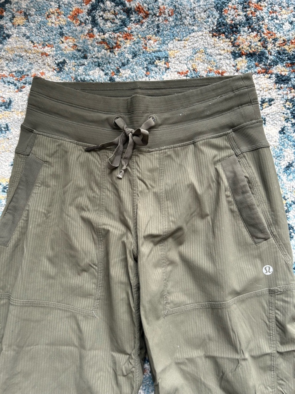 Lululemon Olive Green Dance Studio Pants - Picture 2 of 4